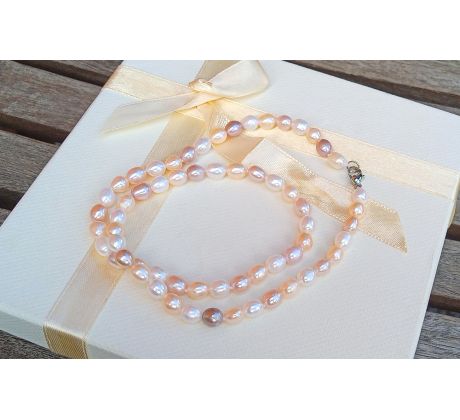 Říční perly v top kvalitě perlový náhrdelník