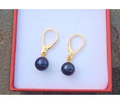 Tahitské perly perlové náušnice ve zlatém