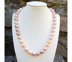 Nejvzácnější mořské perly 12 mm jižní Pacifik, perlový náhrdelník