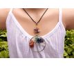 Čakrový strom života minerálový náhrdelník amulet