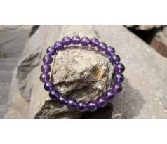 Ametyst kámen klidu pružný minerálový náramek