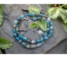 Apatit valounky dvojitý minerálový náramek