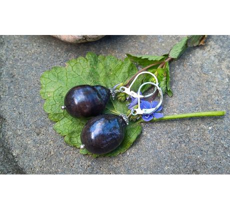 Tahitské 2 cm velké perly perlové náušnice na chirurgické oceli