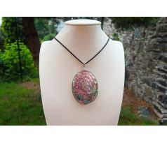 Abalone paua perleť mušle náhrdelník s nastavitelnou délkou