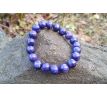 Čaroit v TOP kvalitě 10 mm minerálový pružný náramek, unisex