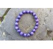 Čaroit v TOP kvalitě 10 mm minerálový pružný náramek, unisex