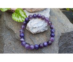 Čaroit top kvalita 8 mm pružný minerálový náramek