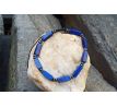 Lapis lazuli a hematit minerálový náramek s posuvným shamballa zapínáním