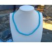 Tyrkenit 4 mm jemný minerálový náhrdelník