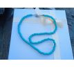 Tyrkenit 4 mm jemný minerálový náhrdelník