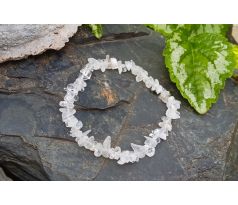 Tromlovaný křišťál pružný ochranný náramek