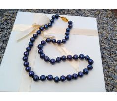 Tahitské černé perly elegantní perlový náhrdelník luxusní šperk