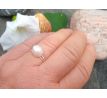 Bílá mořská perla prstýnek univerzální velikost, perlový šperk