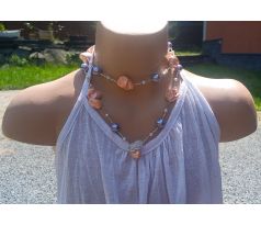 Perlový náhrdelník z barokních mořských perel, variabilní dlouhý