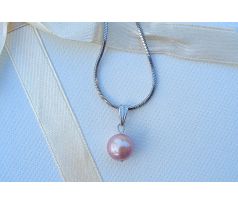 Tichomořská velká top perla na řetízku z chirurgické oceli perlový náhrdelník