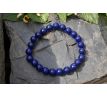 Lapis lazuli 8 mm pružný náramek