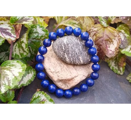 Lapis lazuli 8 mm pružný náramek