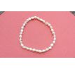 Perlový náramek z drobných říčních perliček, pružný