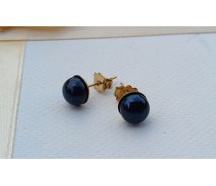 Tahitské perly na pozlacené chirurgické oceli, perlové náušnice