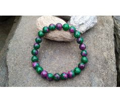 Rubín v zoisitu pružný minerálový náramek