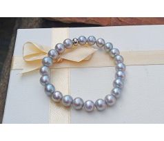 Perlový náramek z mořských perel 8 mm v AAA kvalitě, pružný