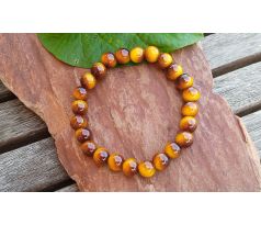 Tygří oko pružný minerálový náramek