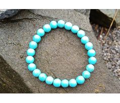 Pružný minerálový náramek z tyrkenitu 8 mm