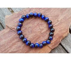 Sokolí oko pružný minerálový náramek